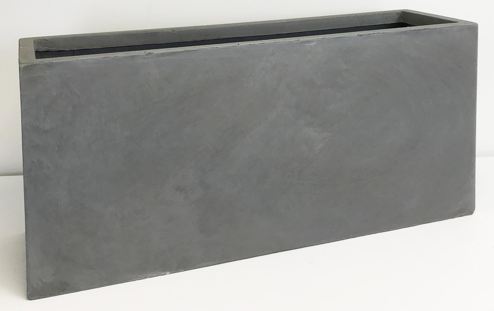 IDEALIST Lite Contemporary Light Concrete High Trough Planter