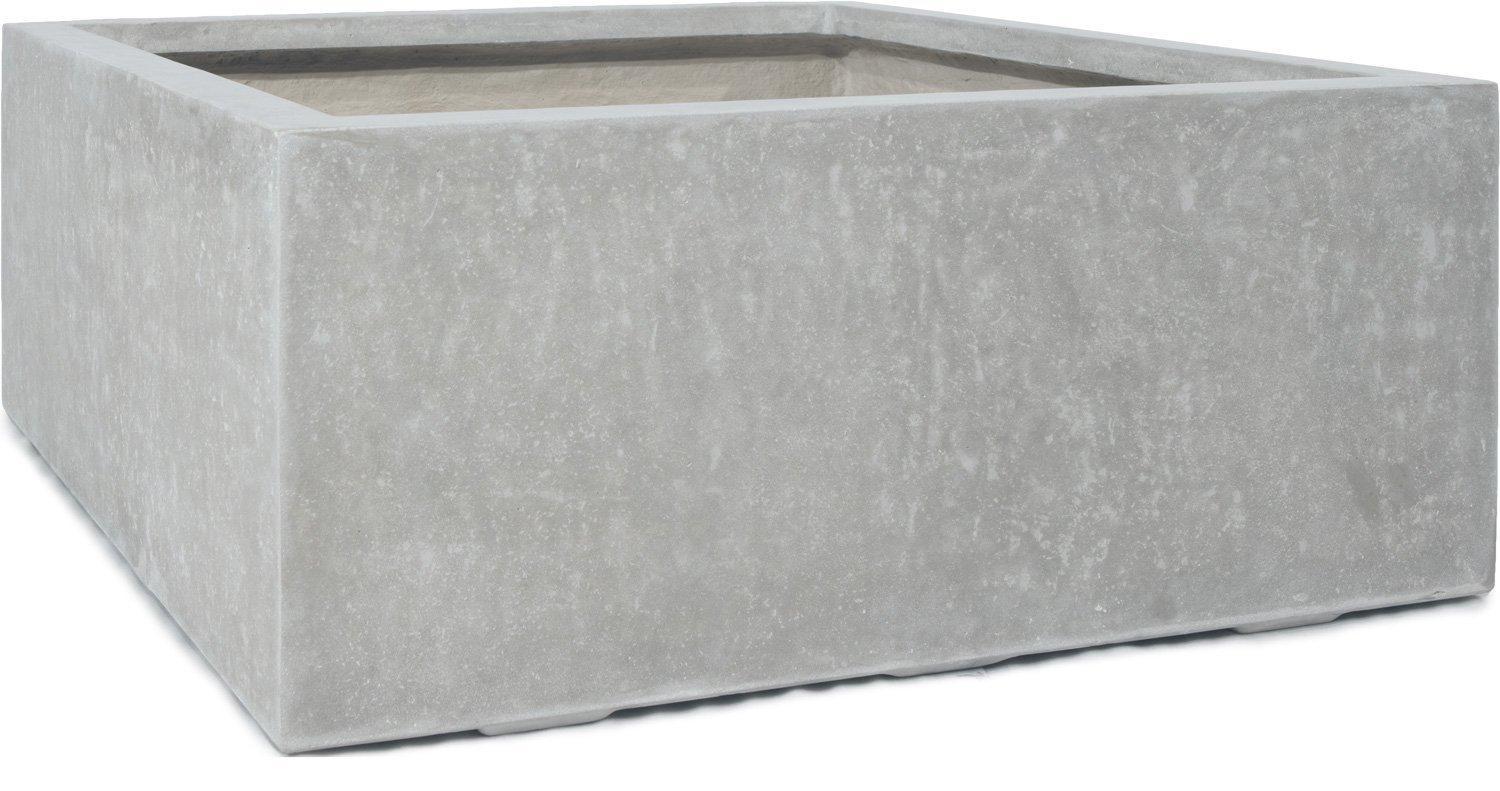 DIVISION Square Low Outdoor Concrete GRC Planter