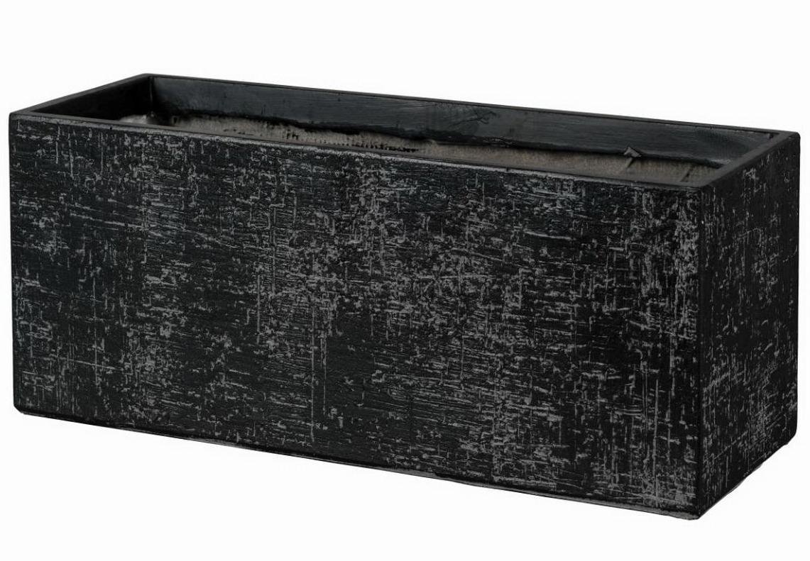 IDEALIST Lite Slim Textured Stone Effect Trough Outdoor Planter