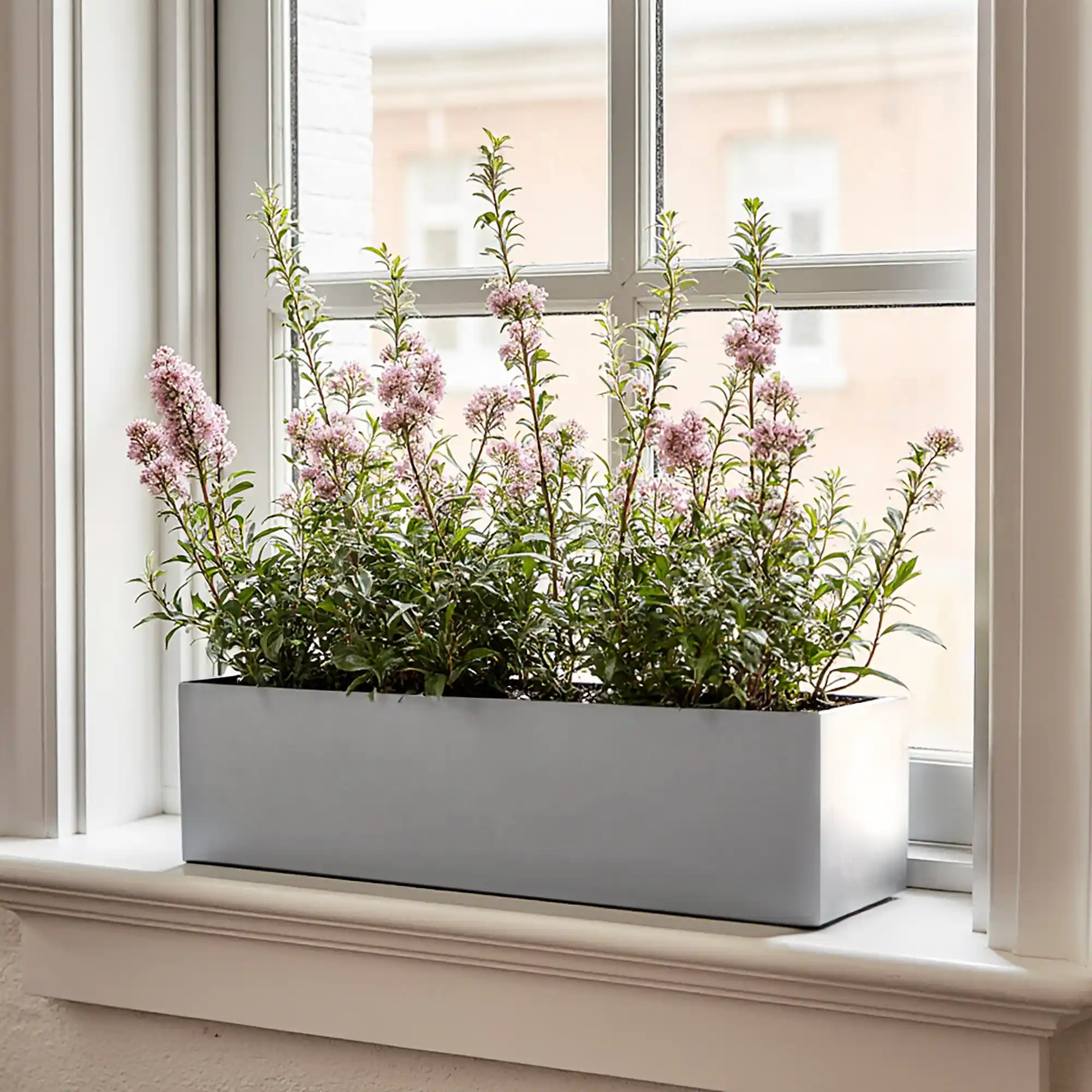 IDEALIST Lite Window Box Light Concrete Planter