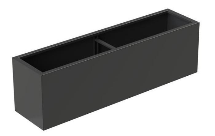 Florida Outdoor Aluminum Trough Planter