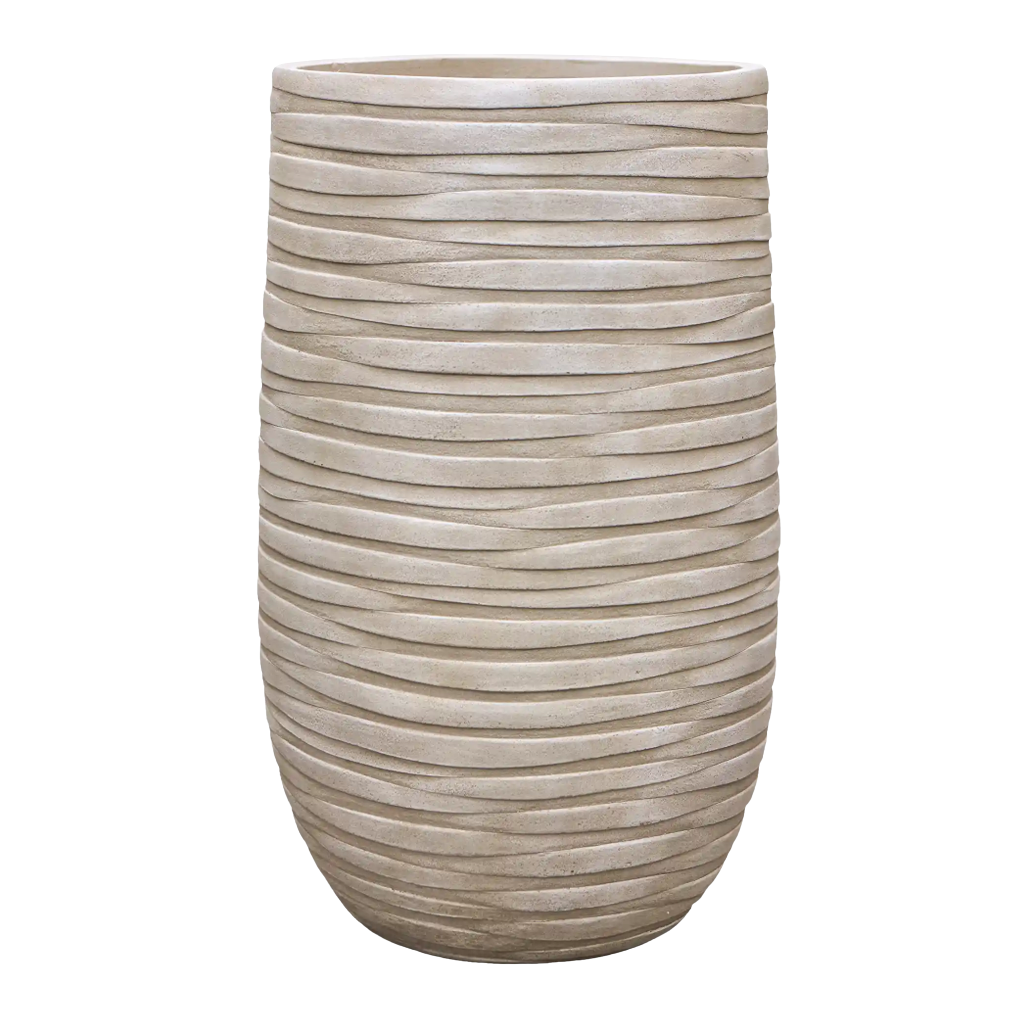 Tornado Fibreclay Tall Planter | Indoor and Outdoor Plant Pot
