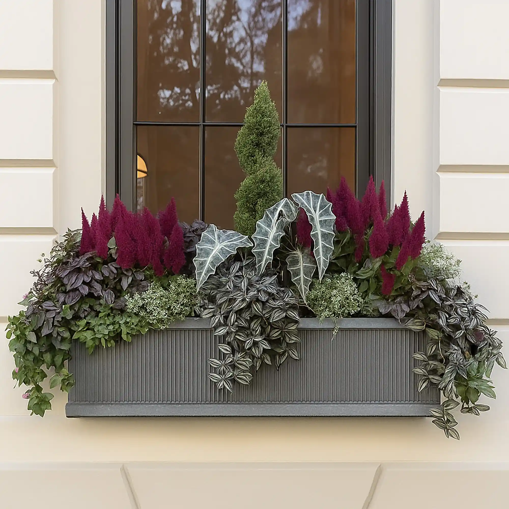 IDEALIST Lite Vertical Ribbed Vintage Style Window Box