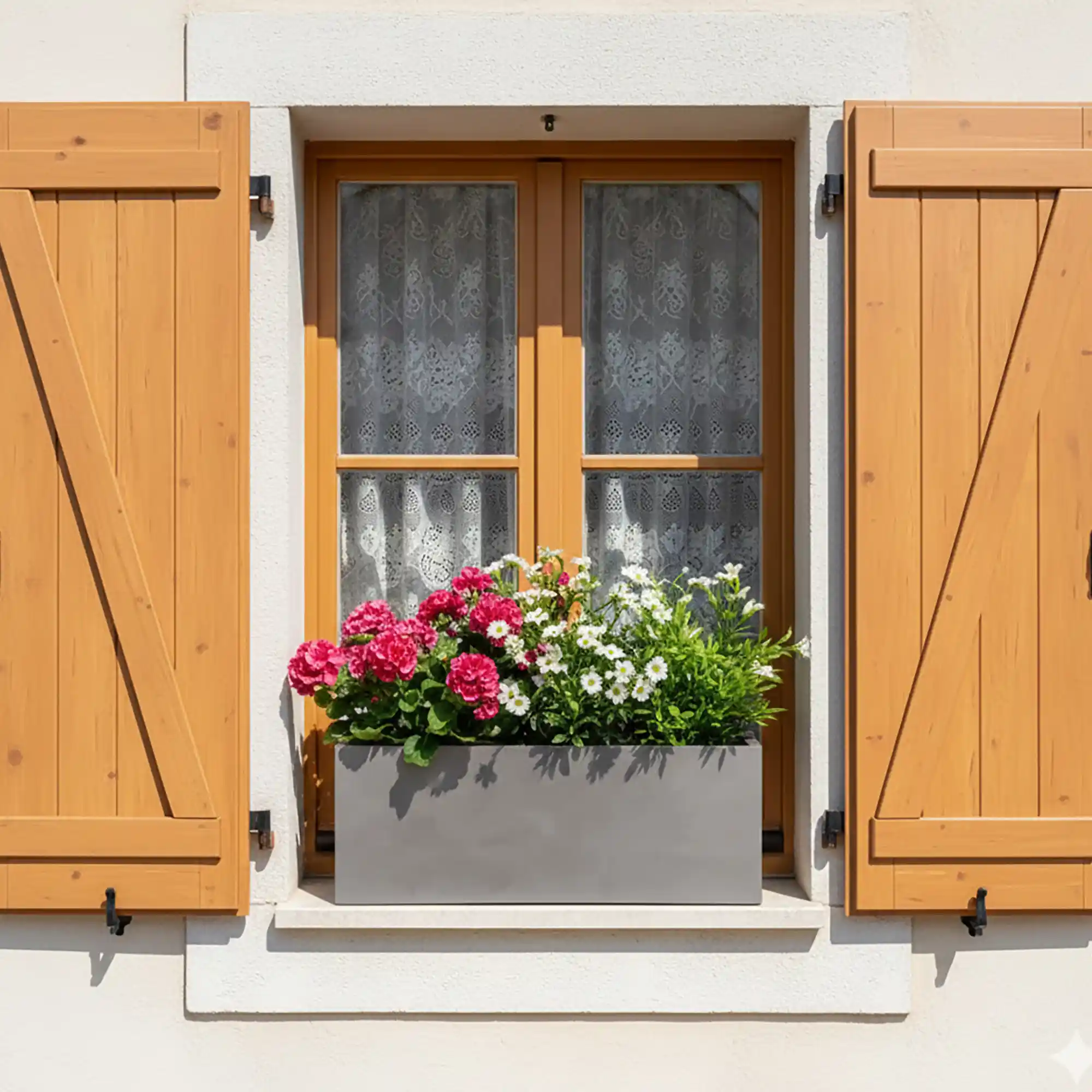 IDEALIST Lite Contemporary Light Concrete Trough Planter
