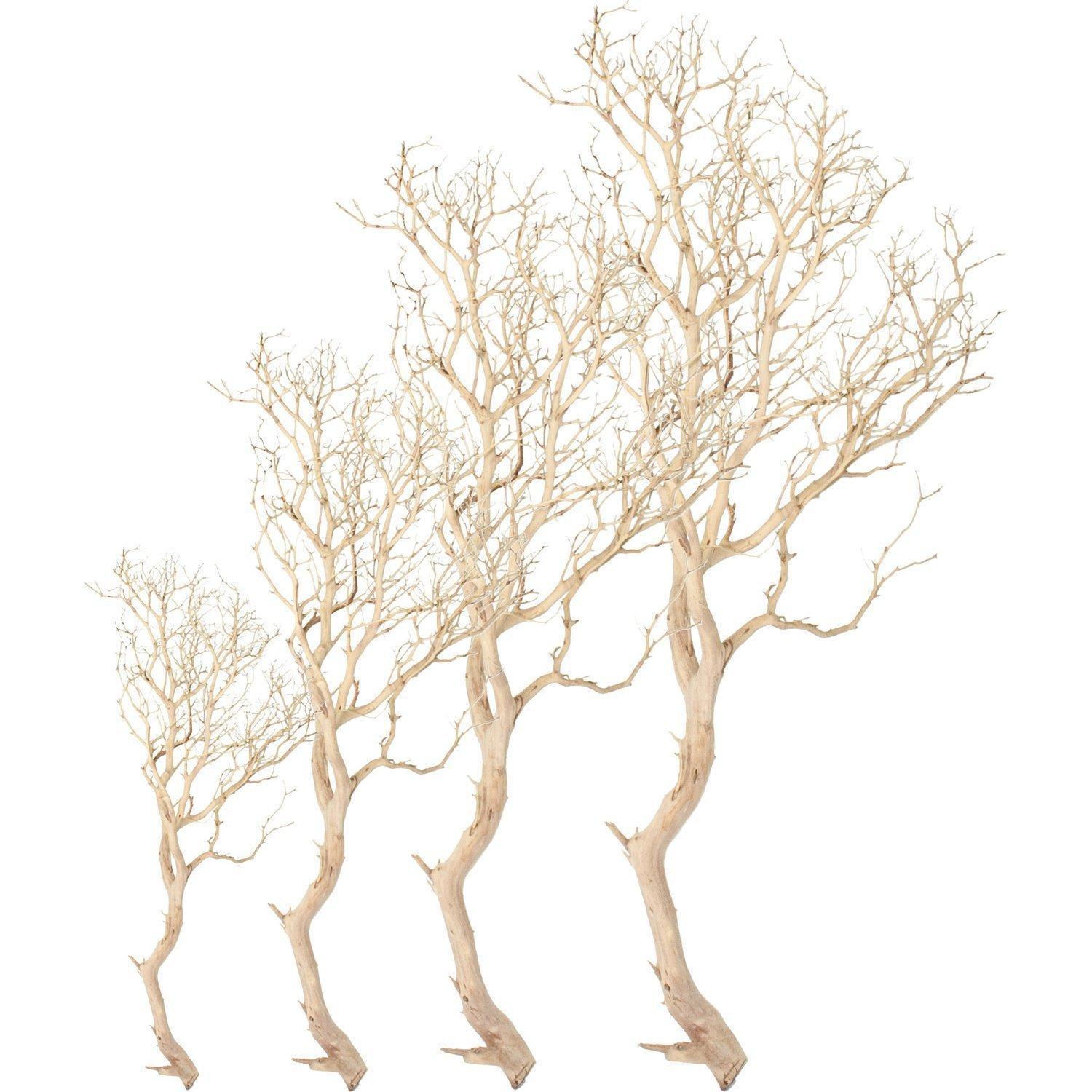 Manzanita Sand Blasted Branchy Artificial Branch
