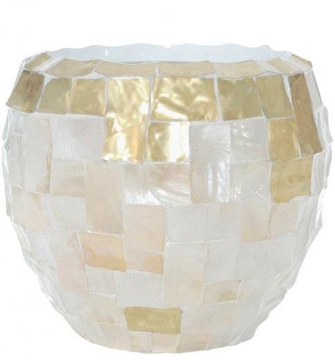 Oceana Couple Round Indoor Planter