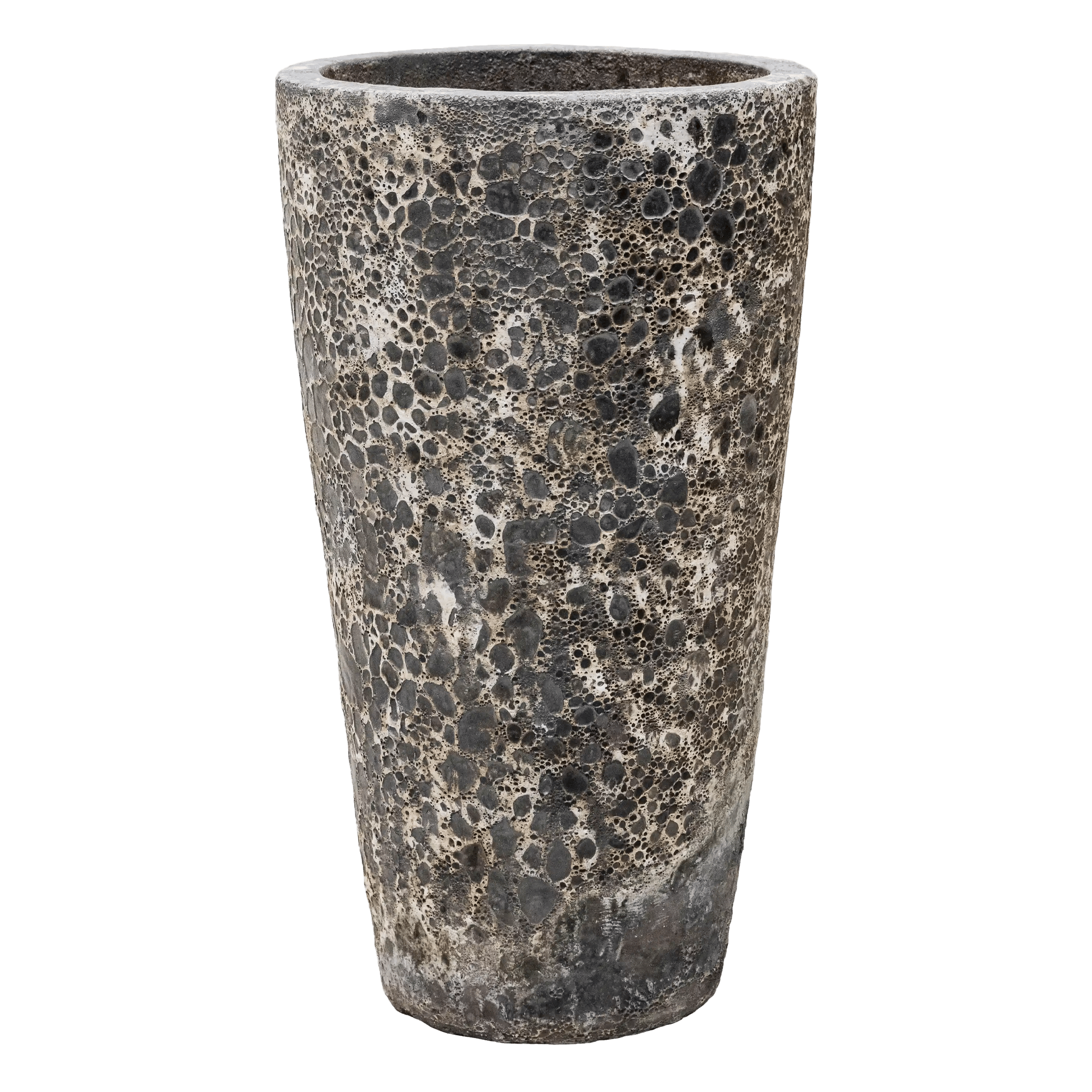 Lava Ceramic Tall Planter | Indoor and Outdoor Plant Pot