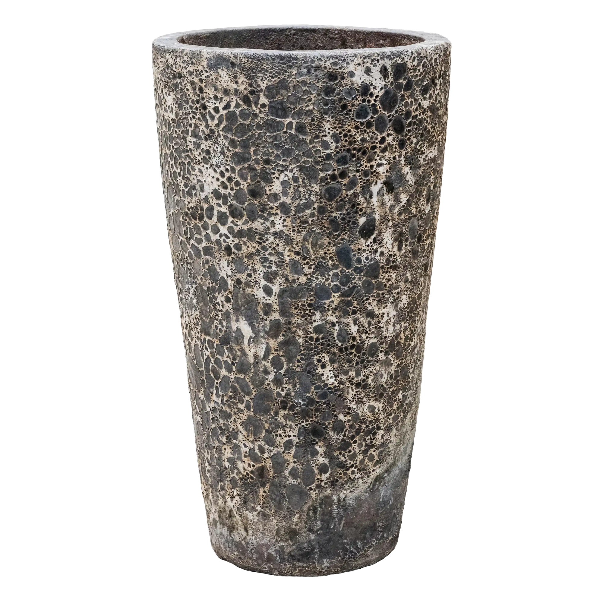 Lava Ceramic Tall Planter | Indoor and Outdoor Plant Pot