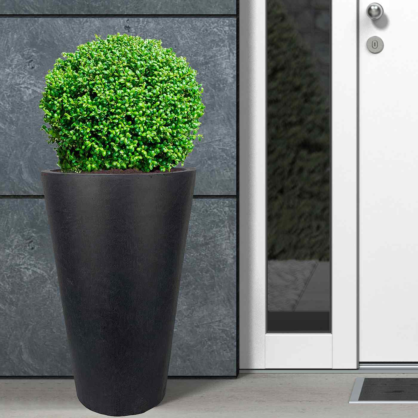 IDEALIST Lite Contemporary Round Light Concrete Planter