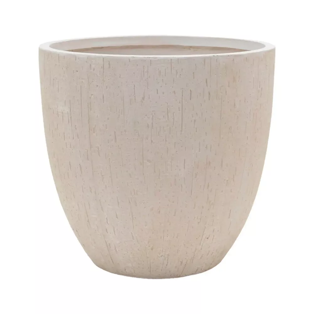 Raindrop Fibreclay Egg Planter | Indoor and Outdoor Plant Pot