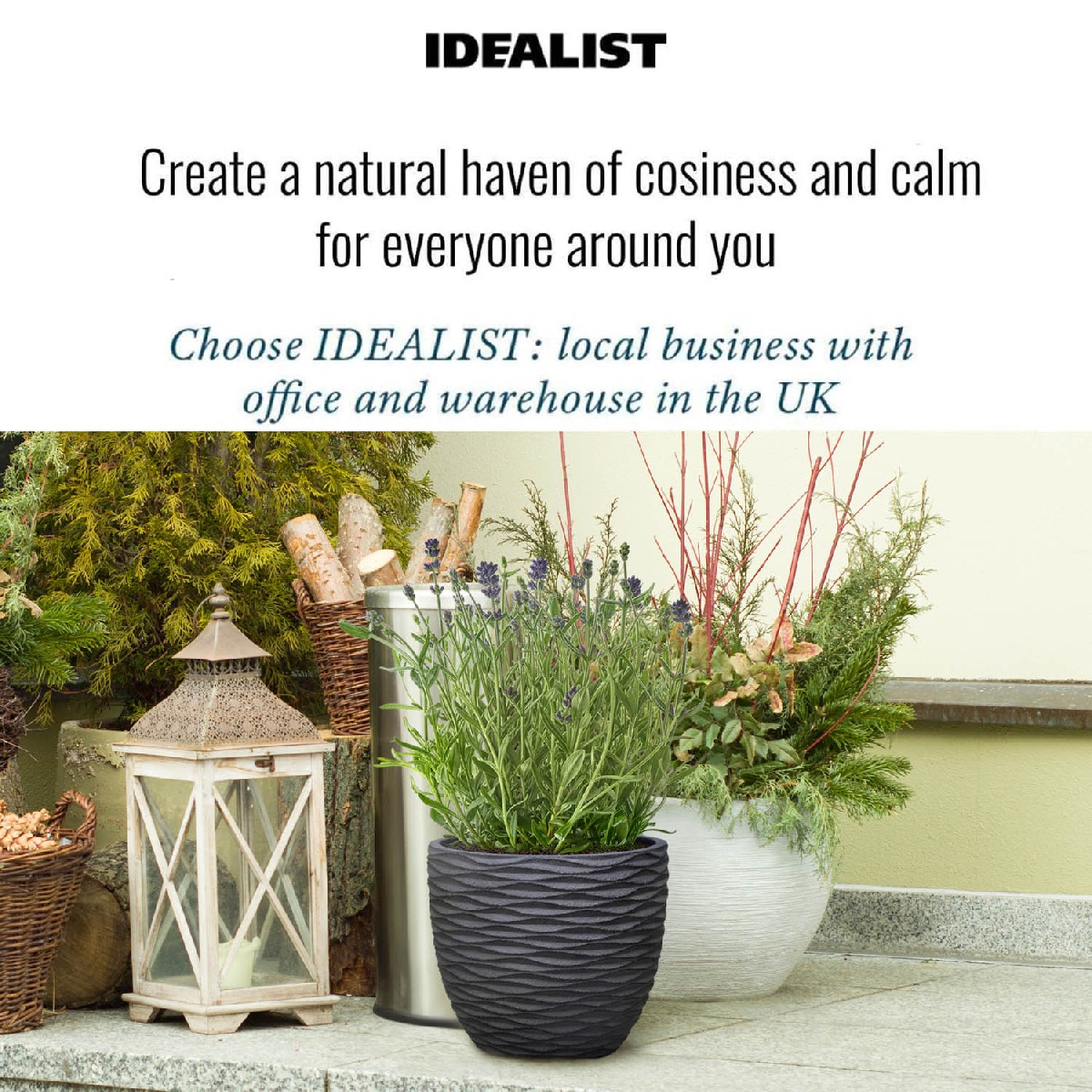 IDEALIST Lite Wave Style Outdoor Egg Planter