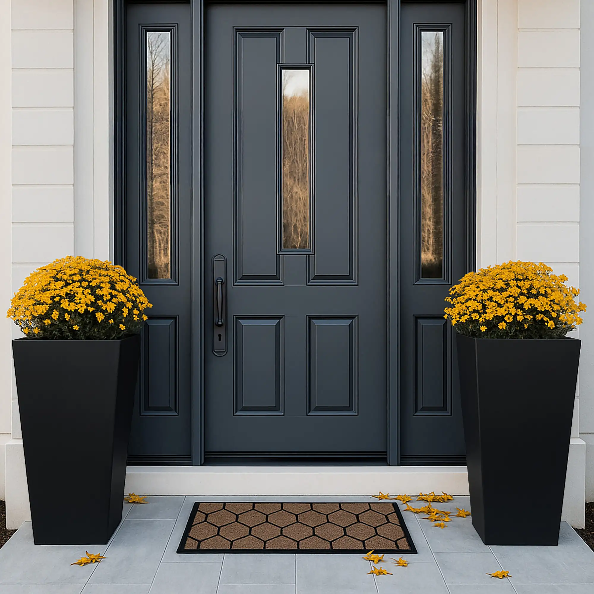 IDEALIST Lite Tall Tapered Contemporary Light Concrete Planter