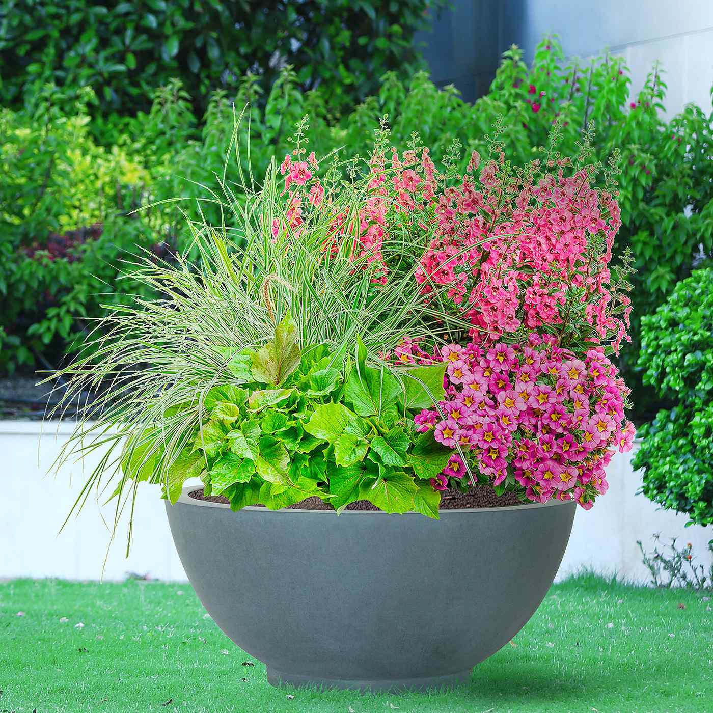 IDEALIST Lite Dish Style Smooth Bowl Outdoor Planter