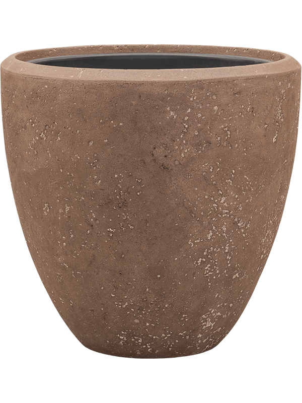 Polystone Egg Planter + Liner | Indoor Plant Pot