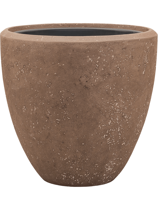 Polystone Egg Planter + Liner | Indoor Plant Pot