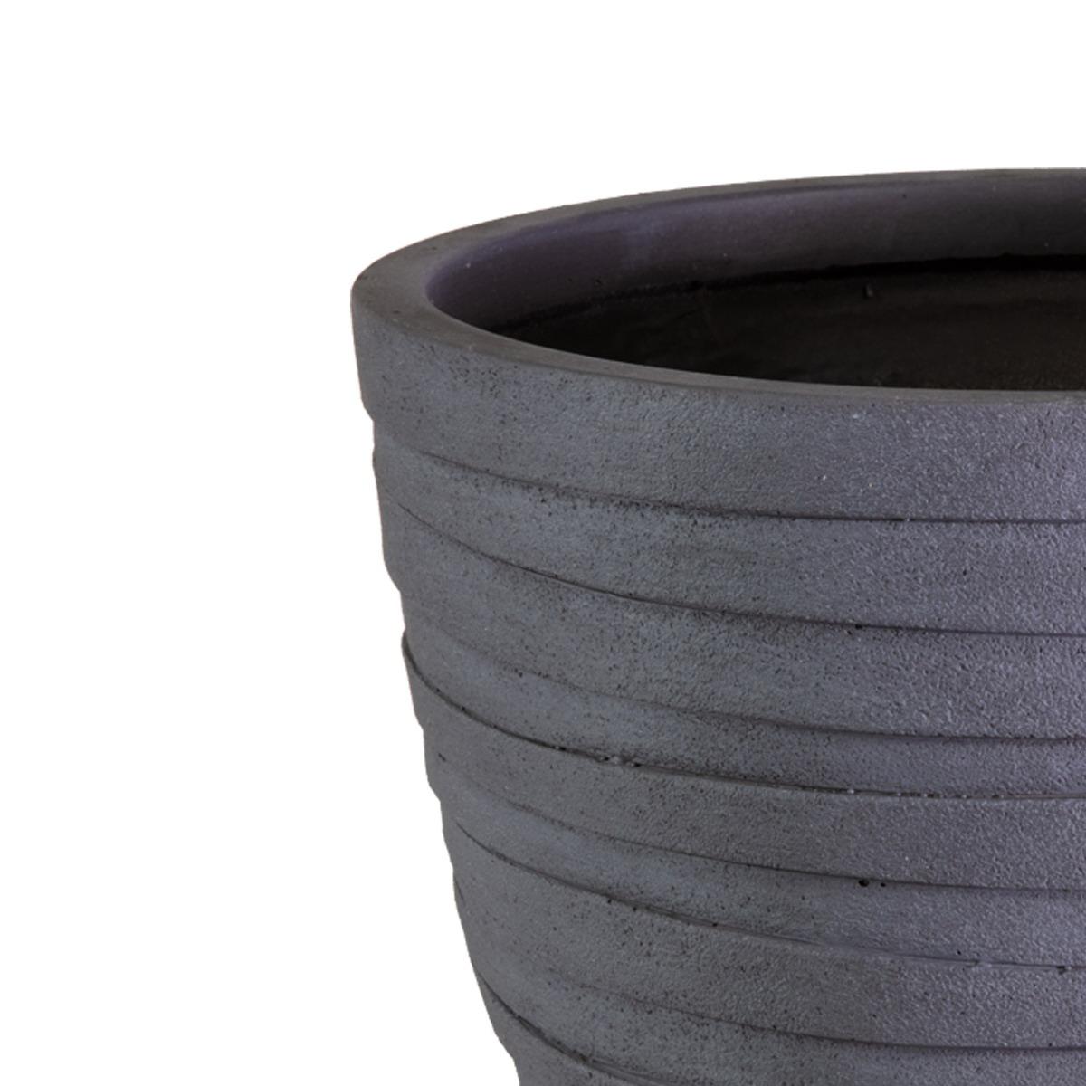 IDEALIST Lite Row Light Concrete Egg Planter