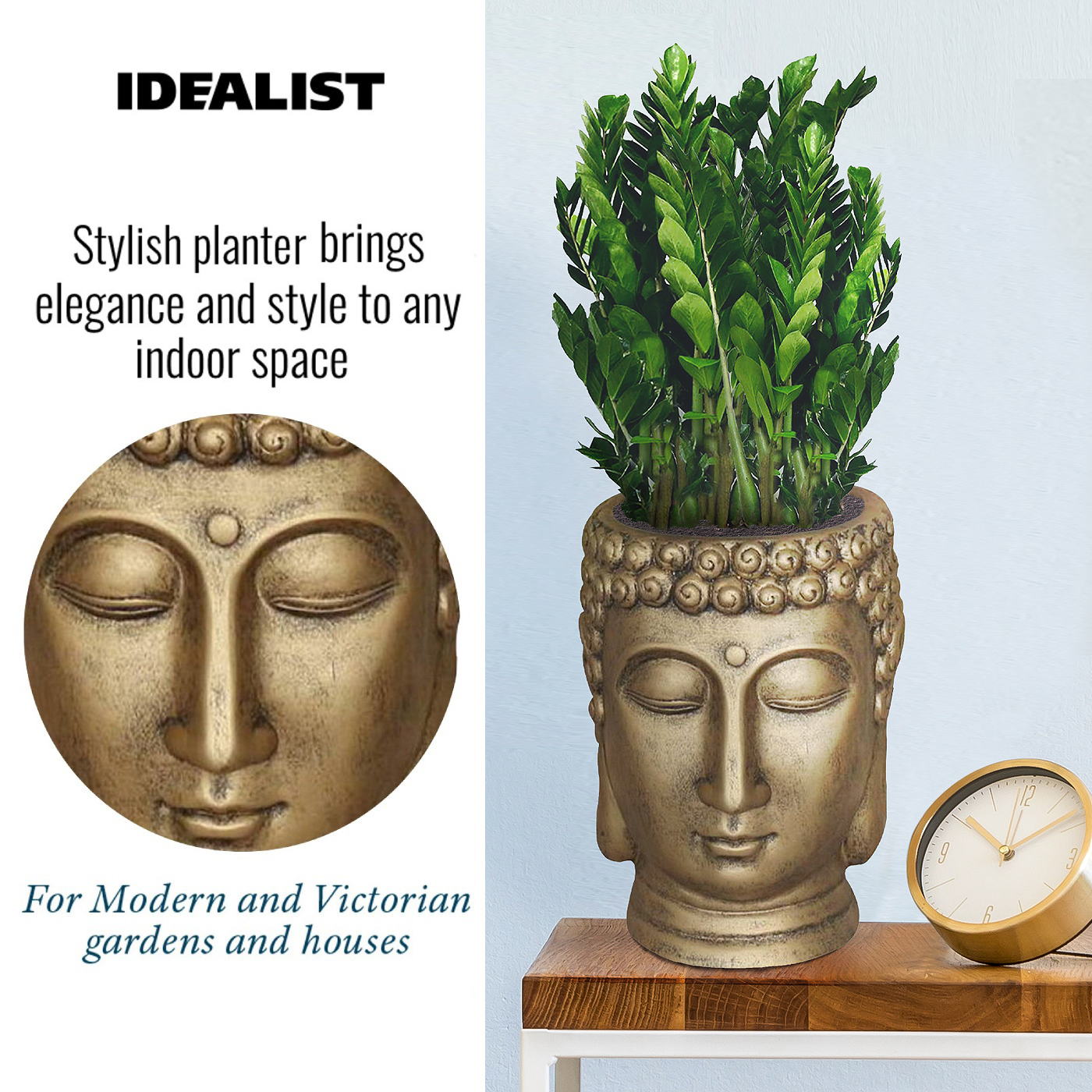 IDEALIST Lite Buddha Face Plant Pot Indoor
