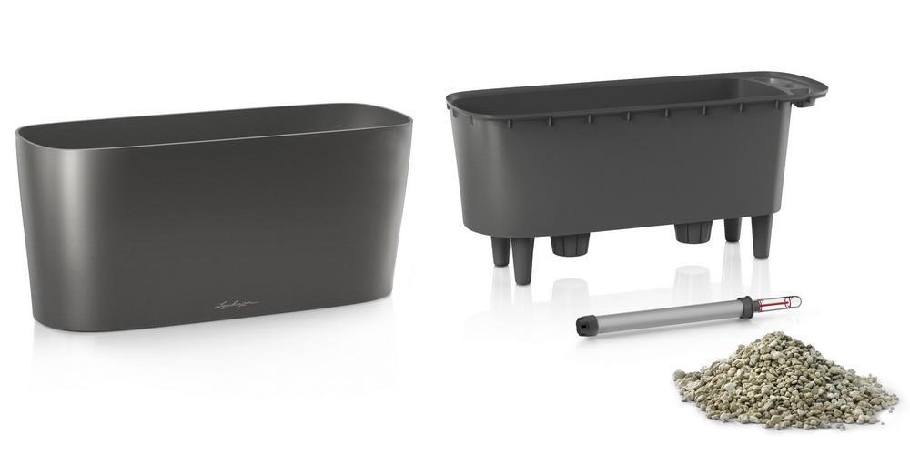 LECHUZA DELTA 10|DELTA 20 Poly Resin Indoor Self-watering Planter