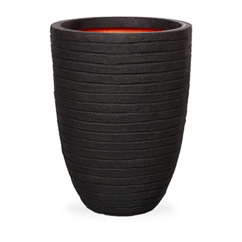 Round Resin Row Planter by Cadix Capi Tutch Vase Elegance Low