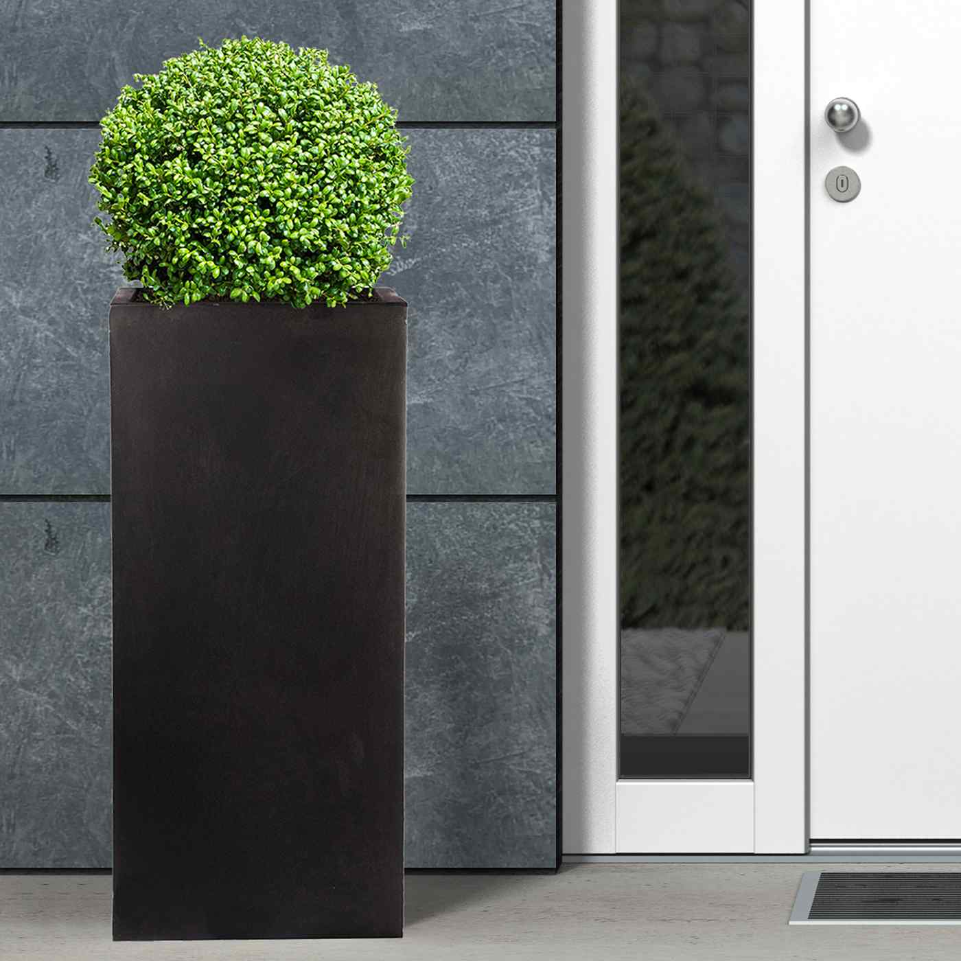 IDEALIST Lite Tall Square Contemporary Light Concrete Planter