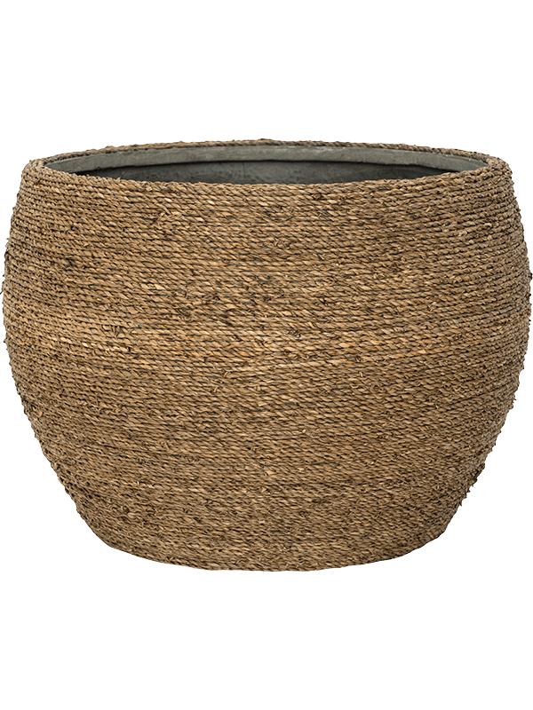Bohemian Abby M Straw Grass Tall Planter