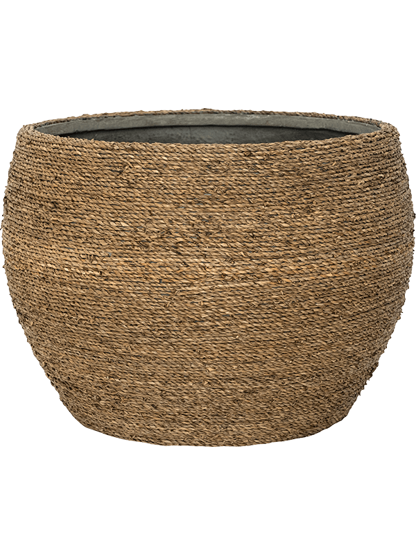 Bohemian Abby M Straw Grass Tall Planter