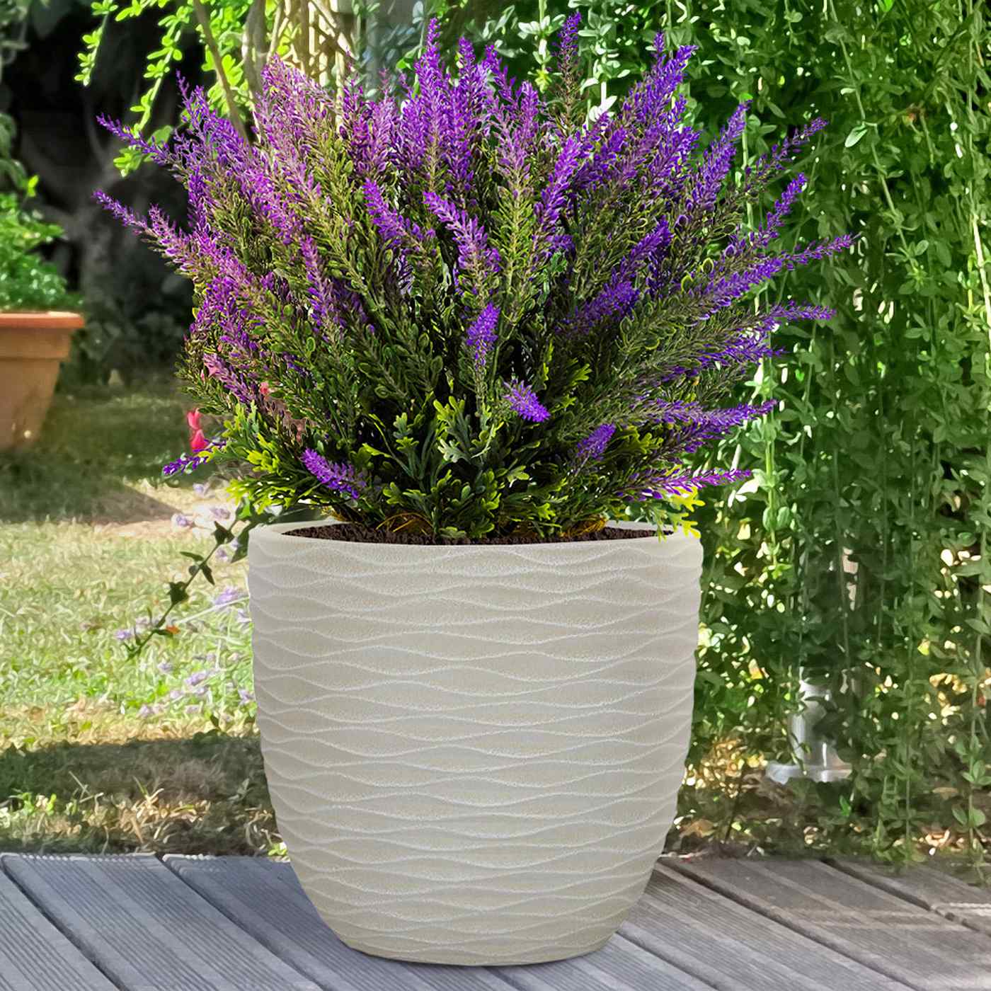 IDEALIST Lite Wave Style Outdoor Egg Planter