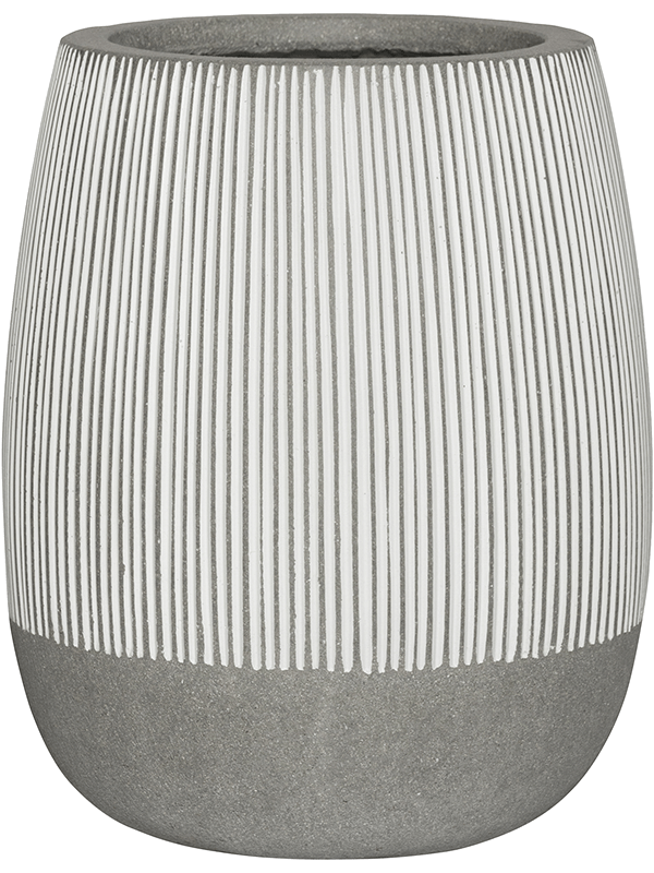 Ridged Ficonstone Tall Planter | Indoor and Outdoor Plant Pot Balloon Vase