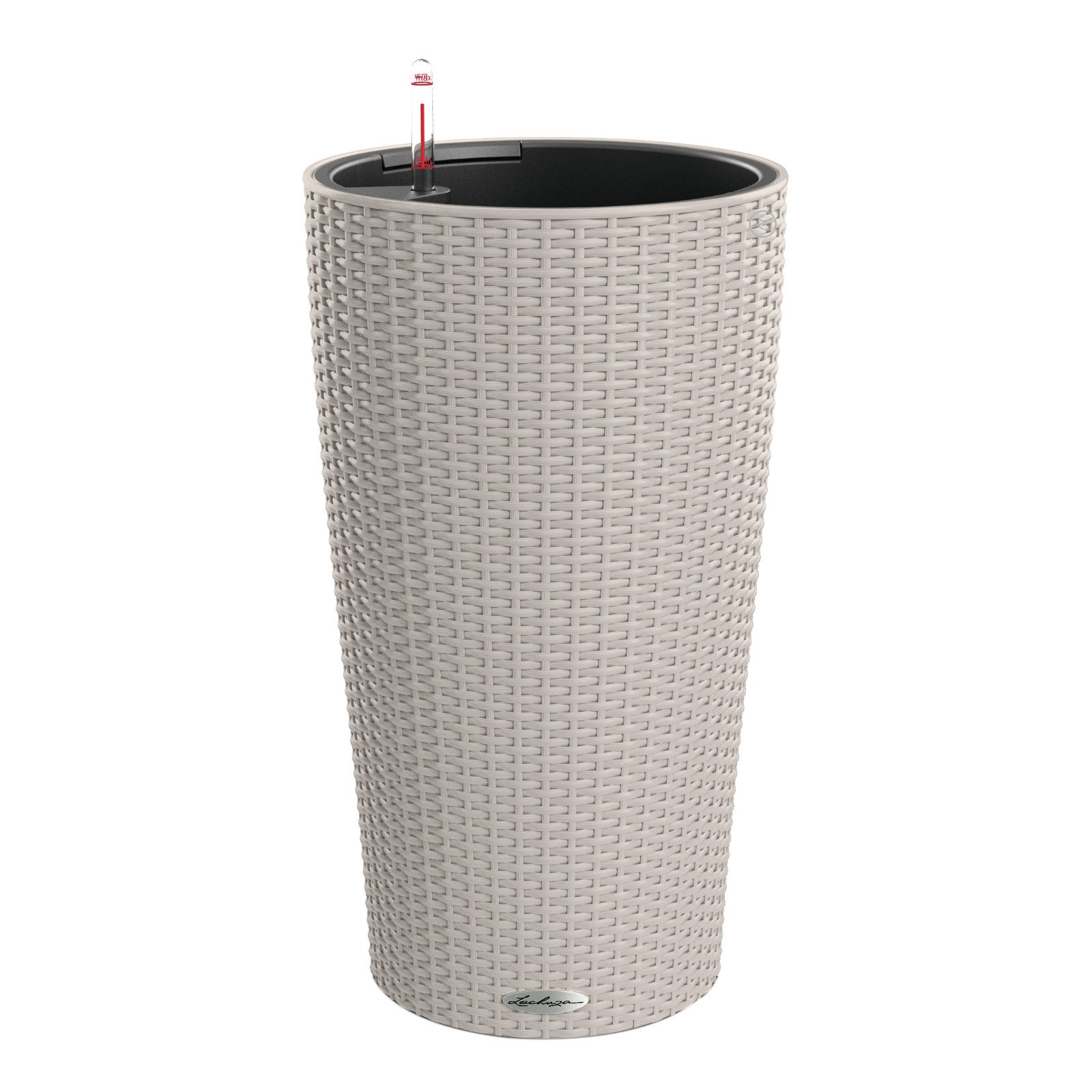 LECHUZA CILINDRO Cottage Round Tall Poly Resin Self-watering Planter