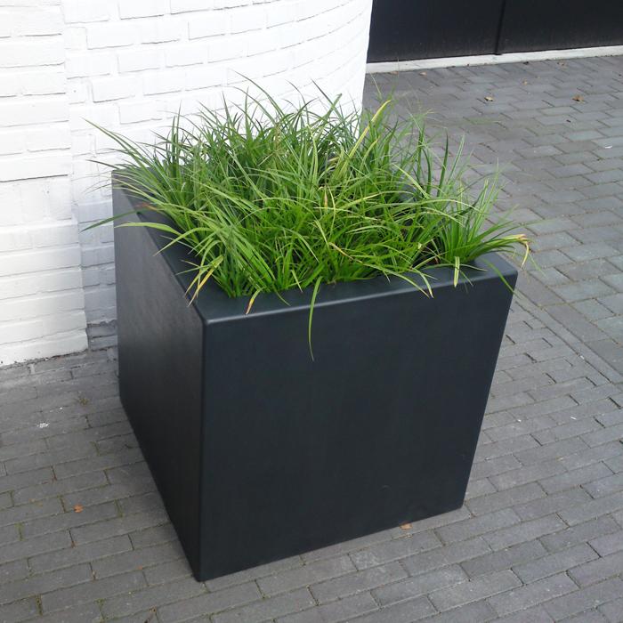 Fibreglass Cube Outdoor Planter