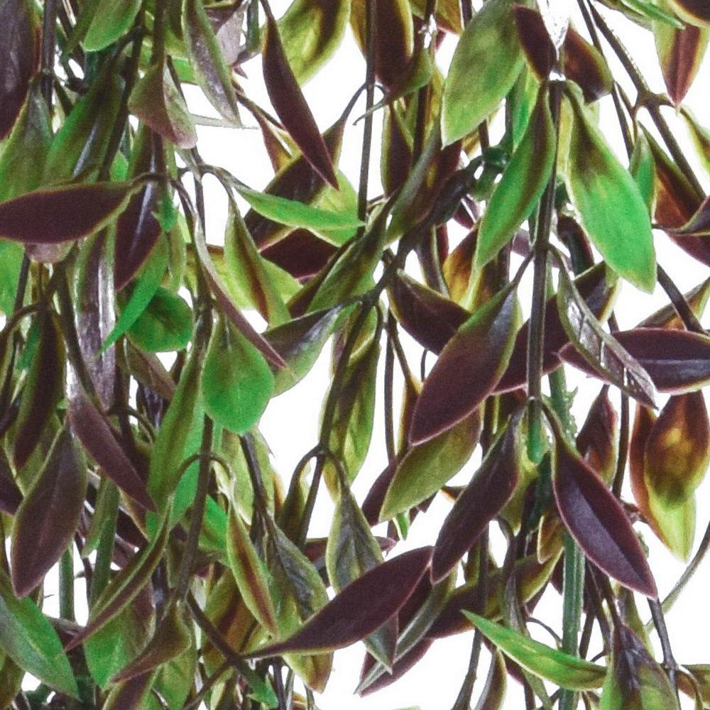 Feather Fern Burgundi Green Trail UV-resistant Artificial Branch Plant
