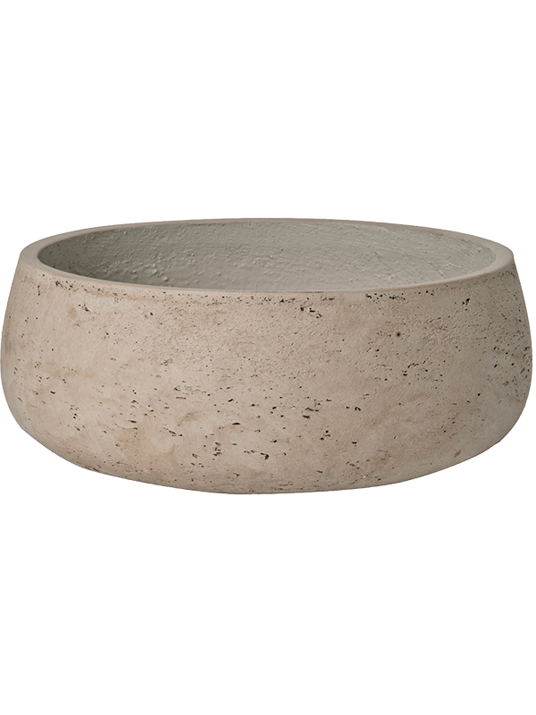 Rough Fibreclay Bowl Planter | Indoor and Outdoor Plant Pot