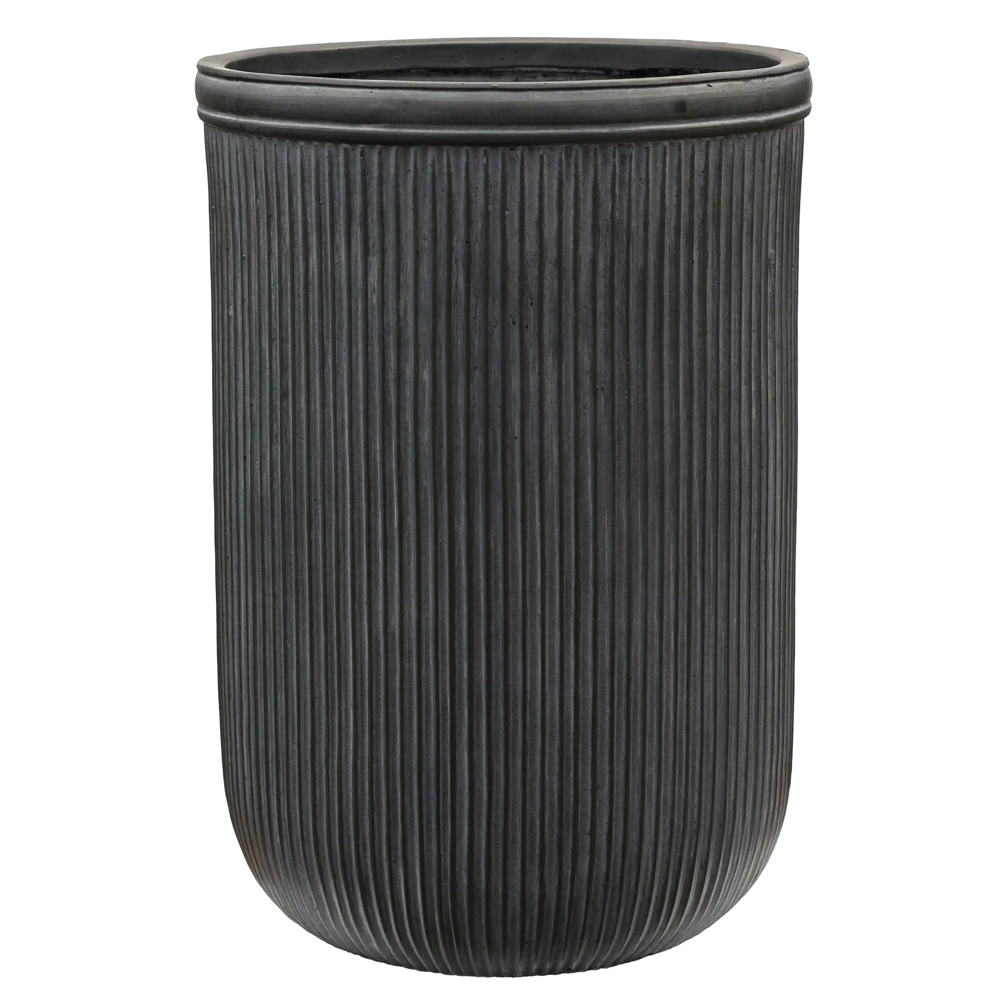 Vertical Rib Tall Planter | Indoor and Outdoor Plant Pot