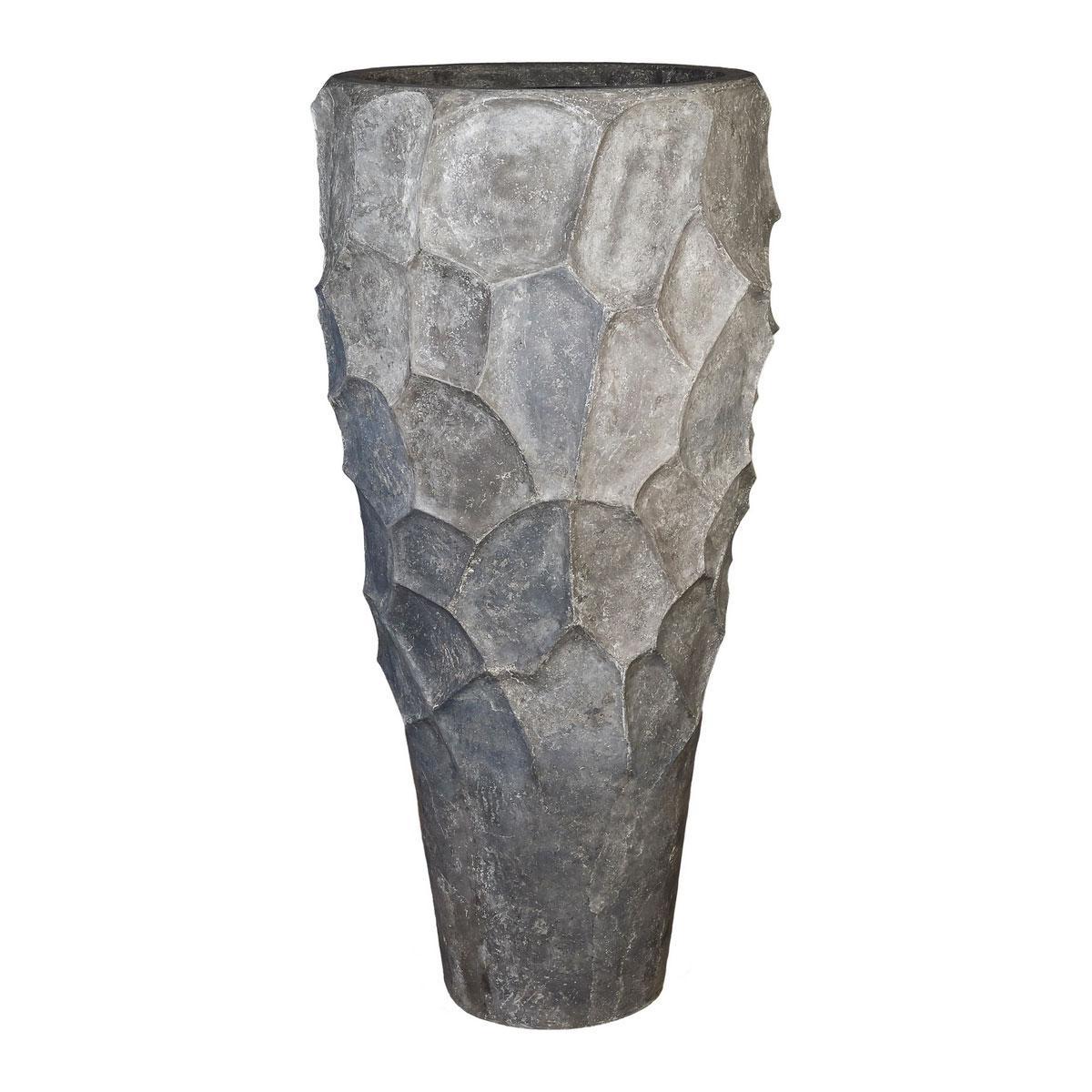 Composits Polystone Nathan James Round Tall Indoor Planter Pot