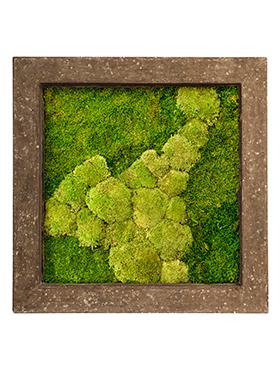 Moss Painting Rock Square