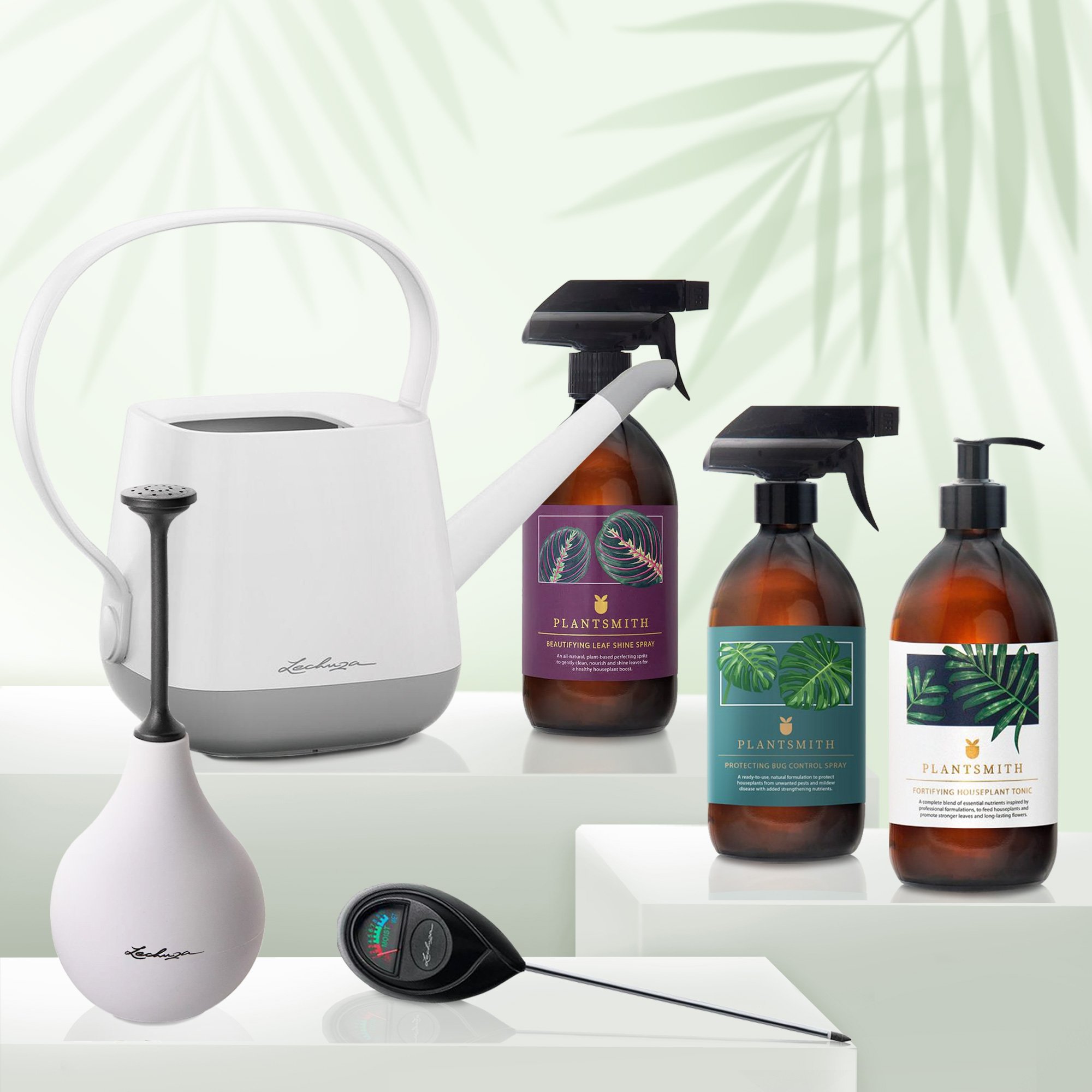 Houseplant Maintenance Kit Gift Set - LECHUZA Accessories and Plantsmith Spray 