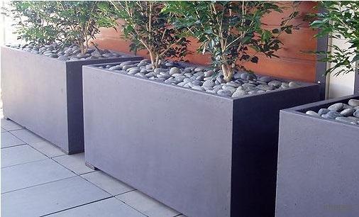 Florida Outdoor Aluminum Trough Planter