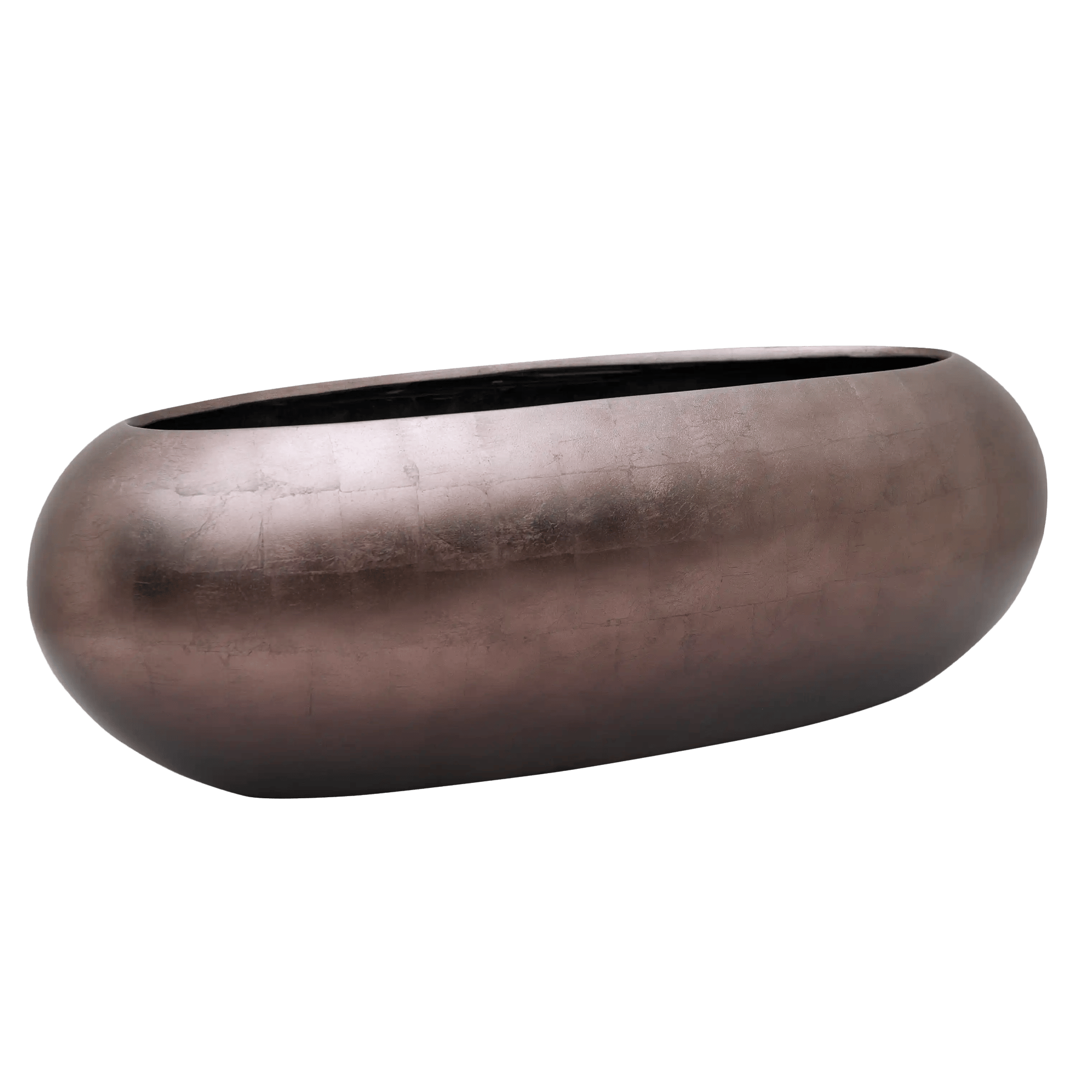 Silver Leaf  Large Oval Planter | Indoor Plant Pot