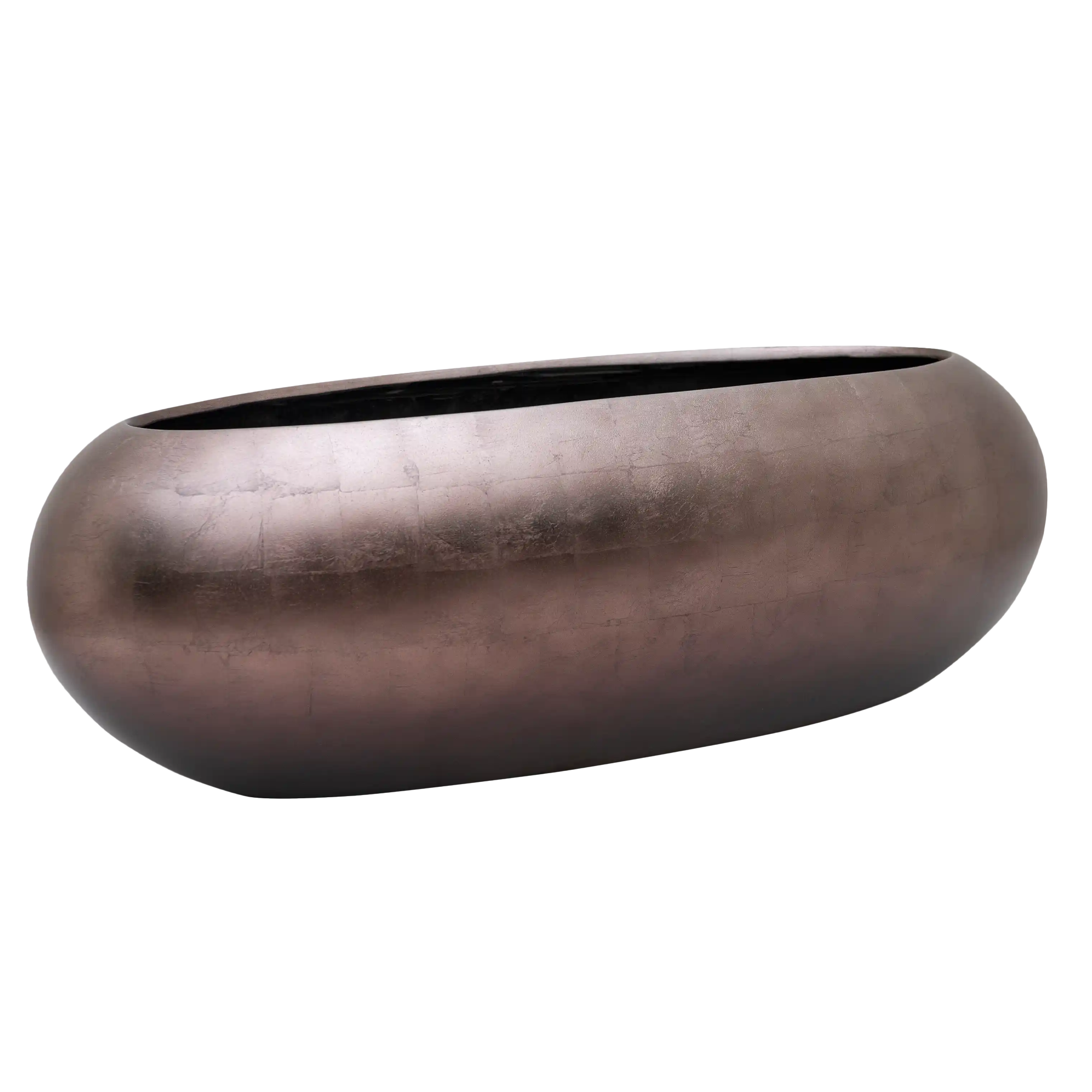Silver Leaf  Large Oval Planter | Indoor Plant Pot