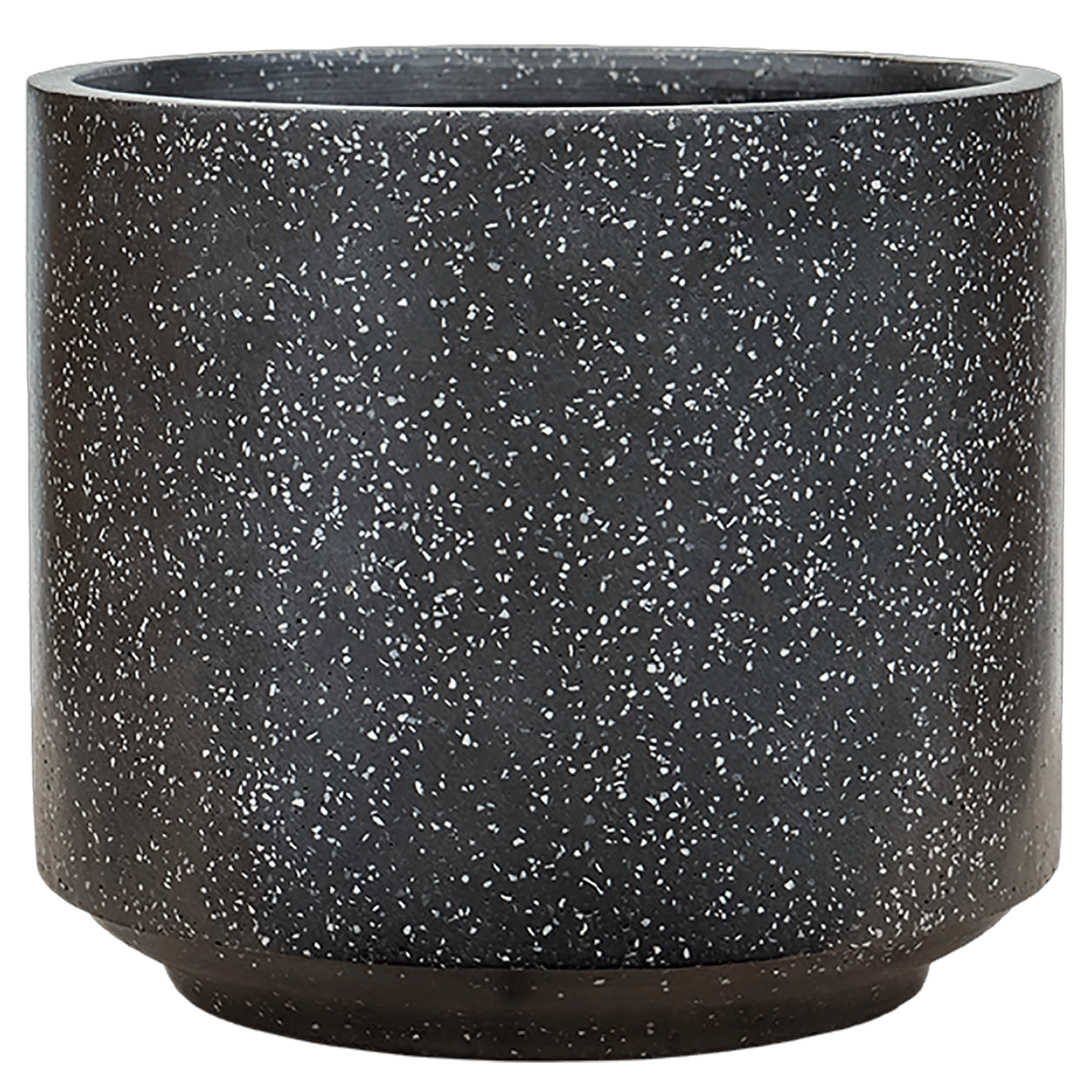 Terrazzo Fiberstone Planter | Cylinder Indoor and Outdoor Plant Pot