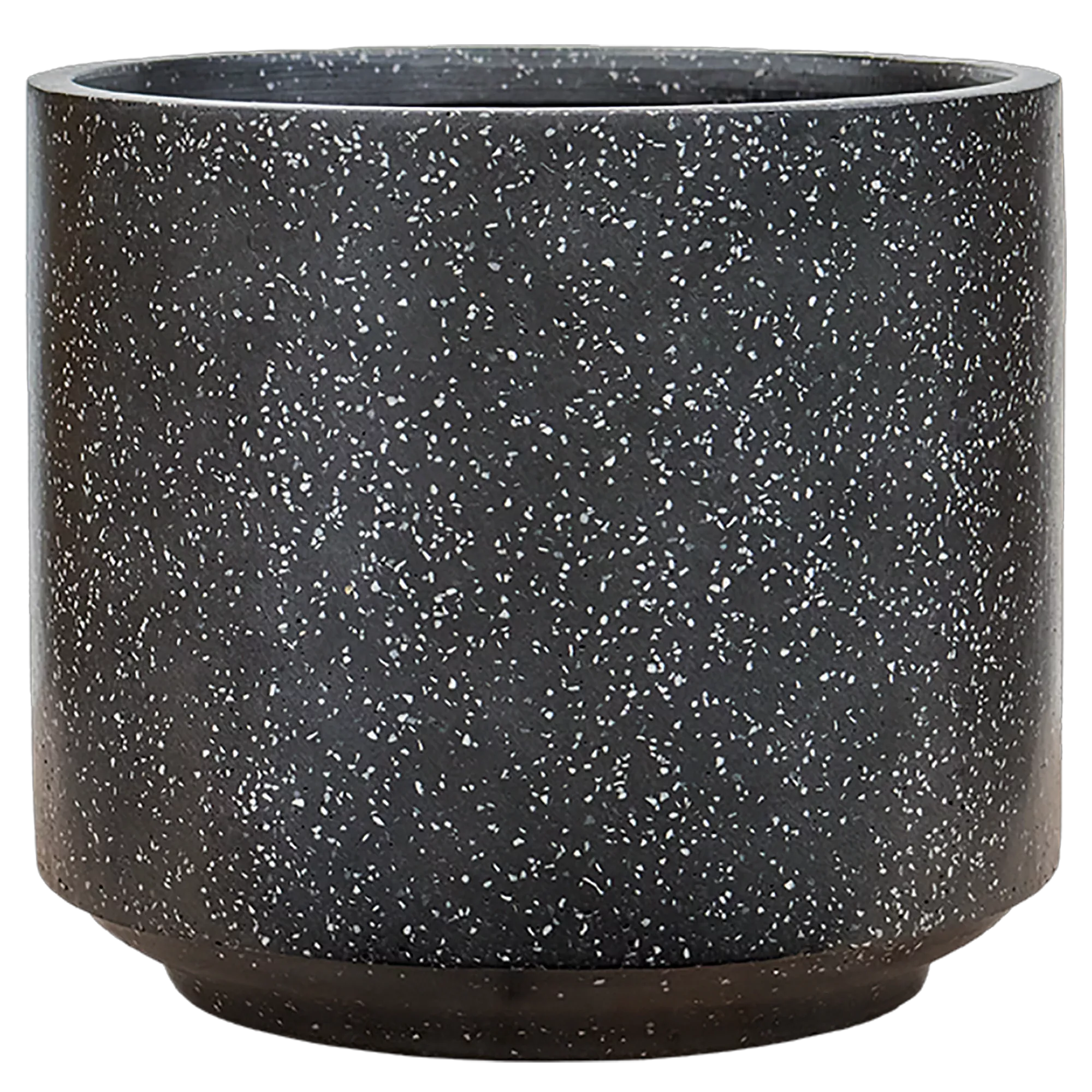 Terrazzo Fiberstone Planter | Cylinder Indoor and Outdoor Plant Pot