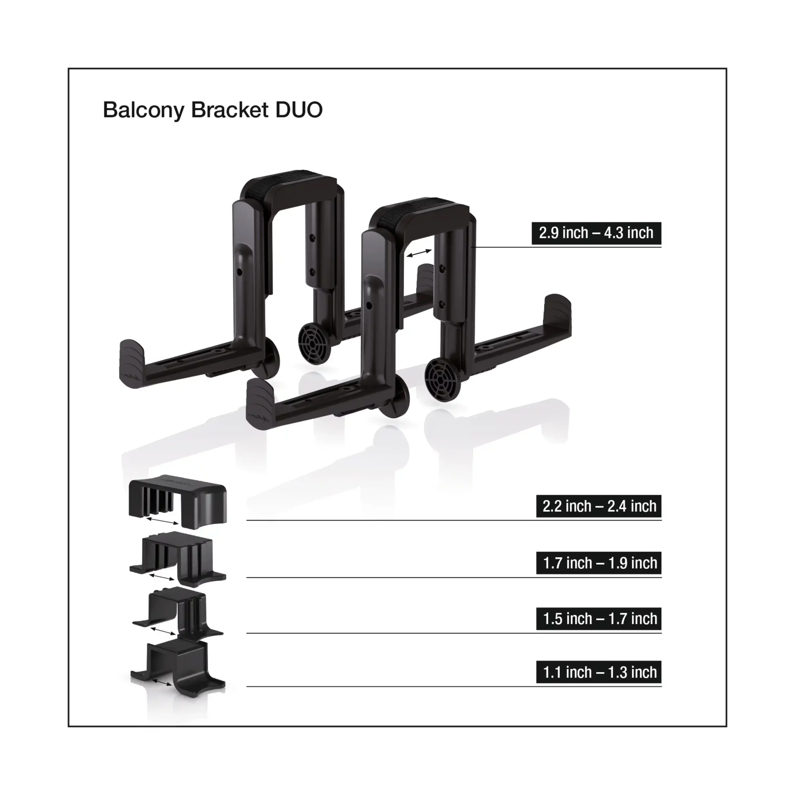 LECHUZA BALCONERA Brackets DUO