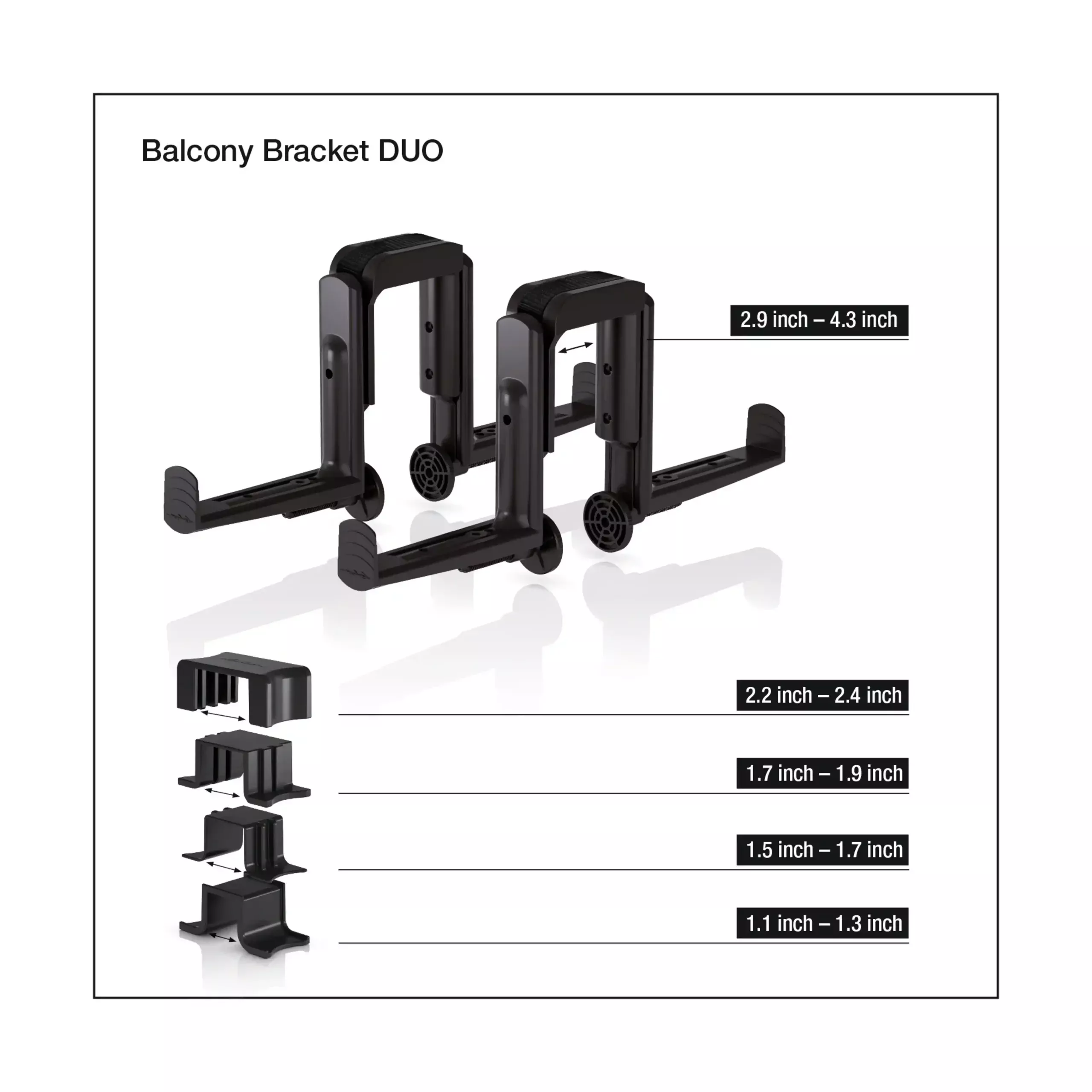 LECHUZA BALCONERA Brackets DUO