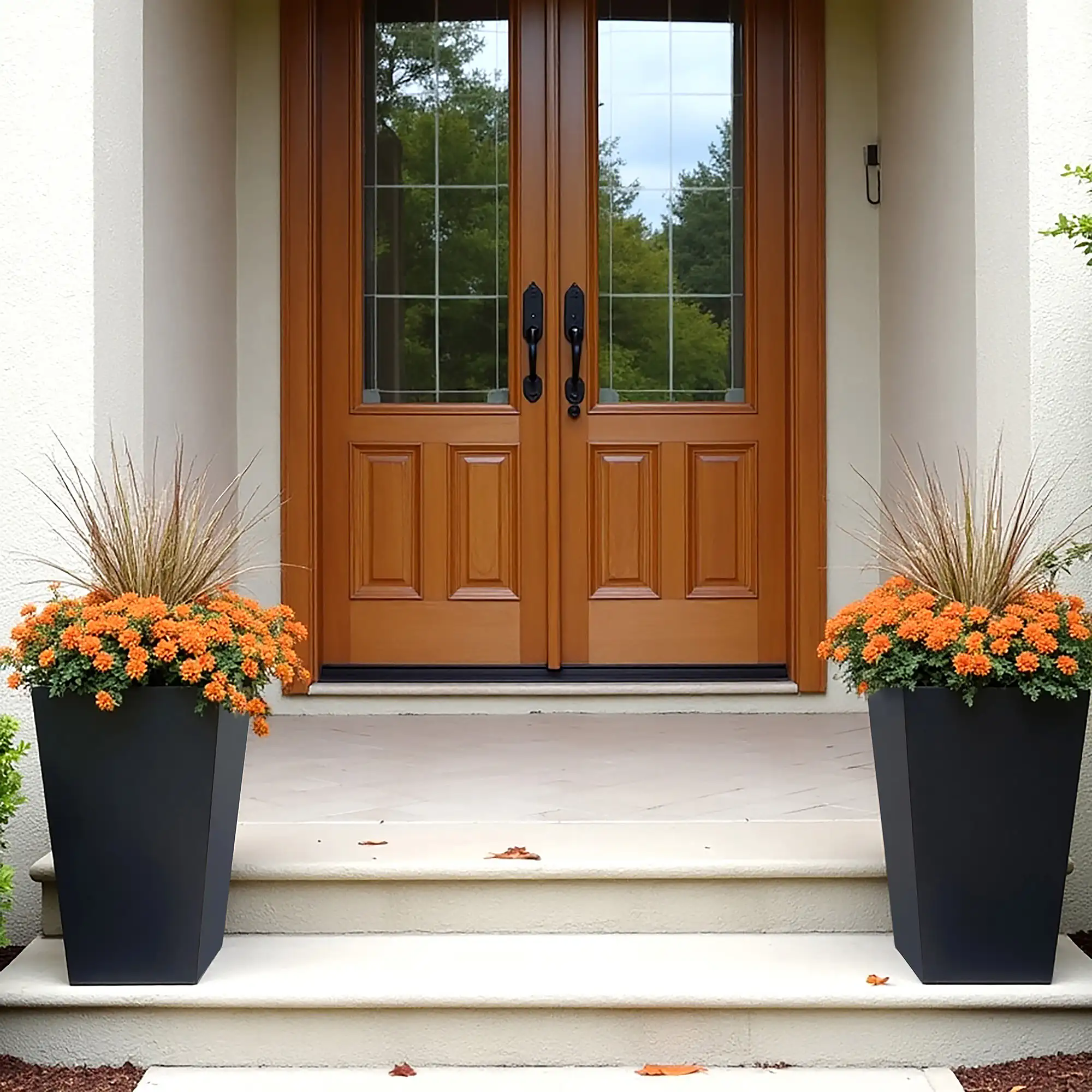 IDEALIST Lite Tall Tapered Contemporary Light Concrete Planter