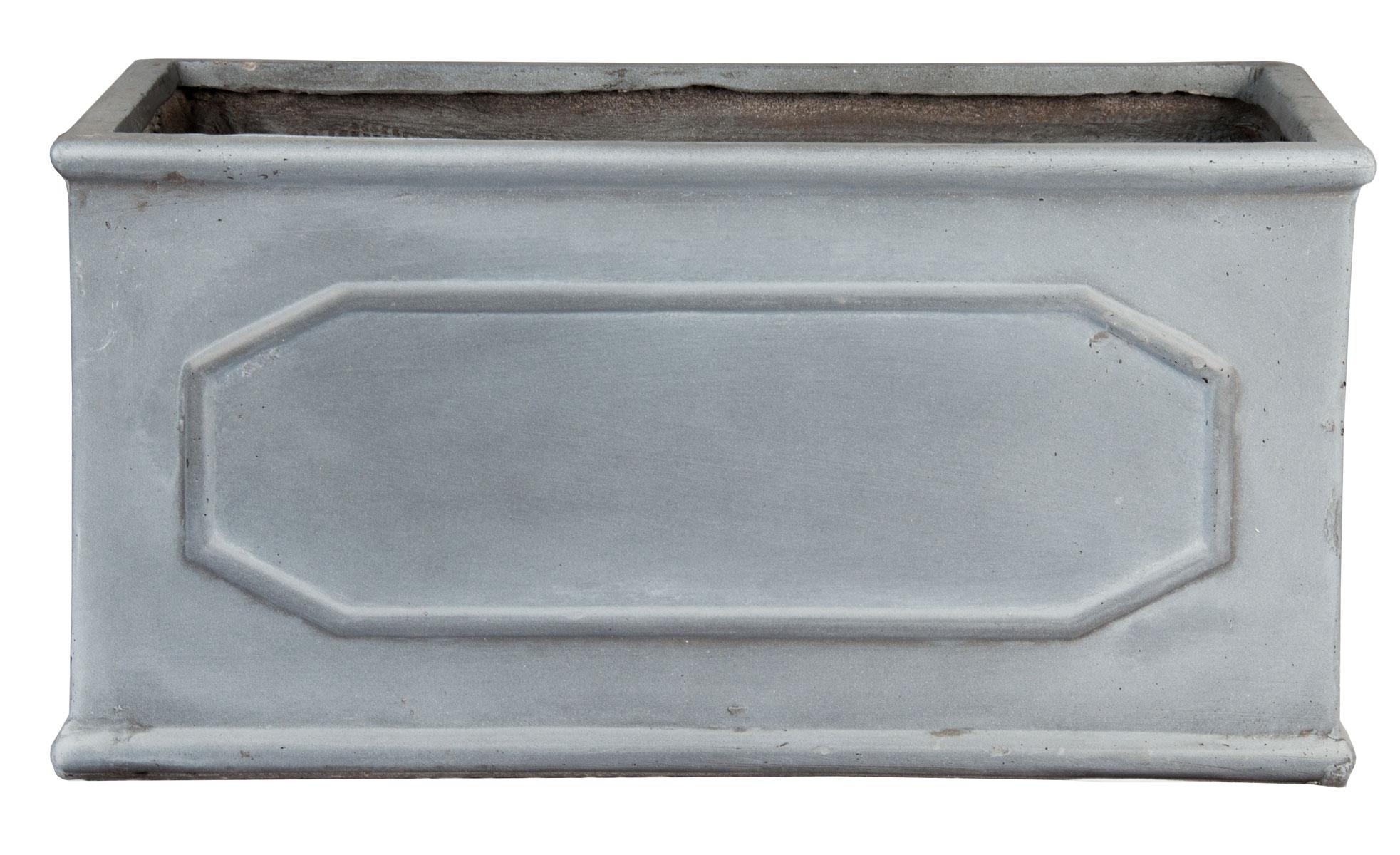 IDEALIST Lite Faux Lead Chelsea Light Concrete Through Planter