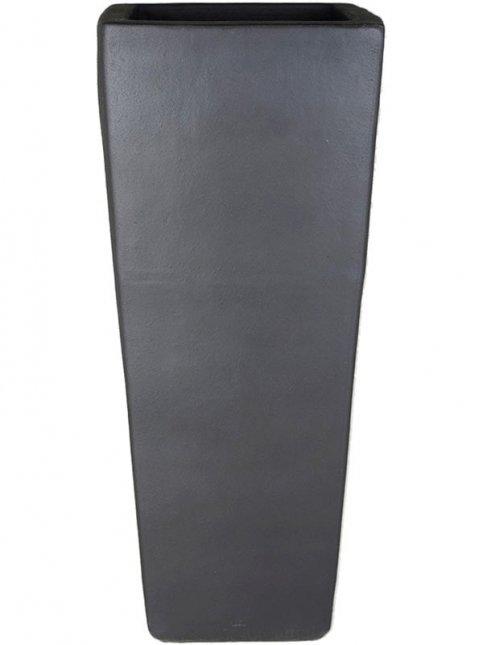 Ceramic Tapered Square Tall Matte Planter Pot In/Out