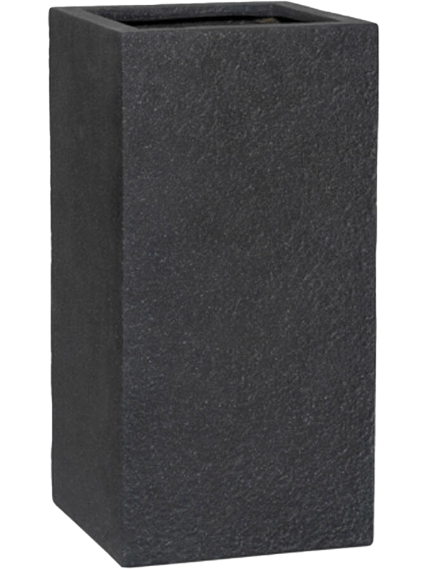 Granite Bouvy L Midnight Square Planter