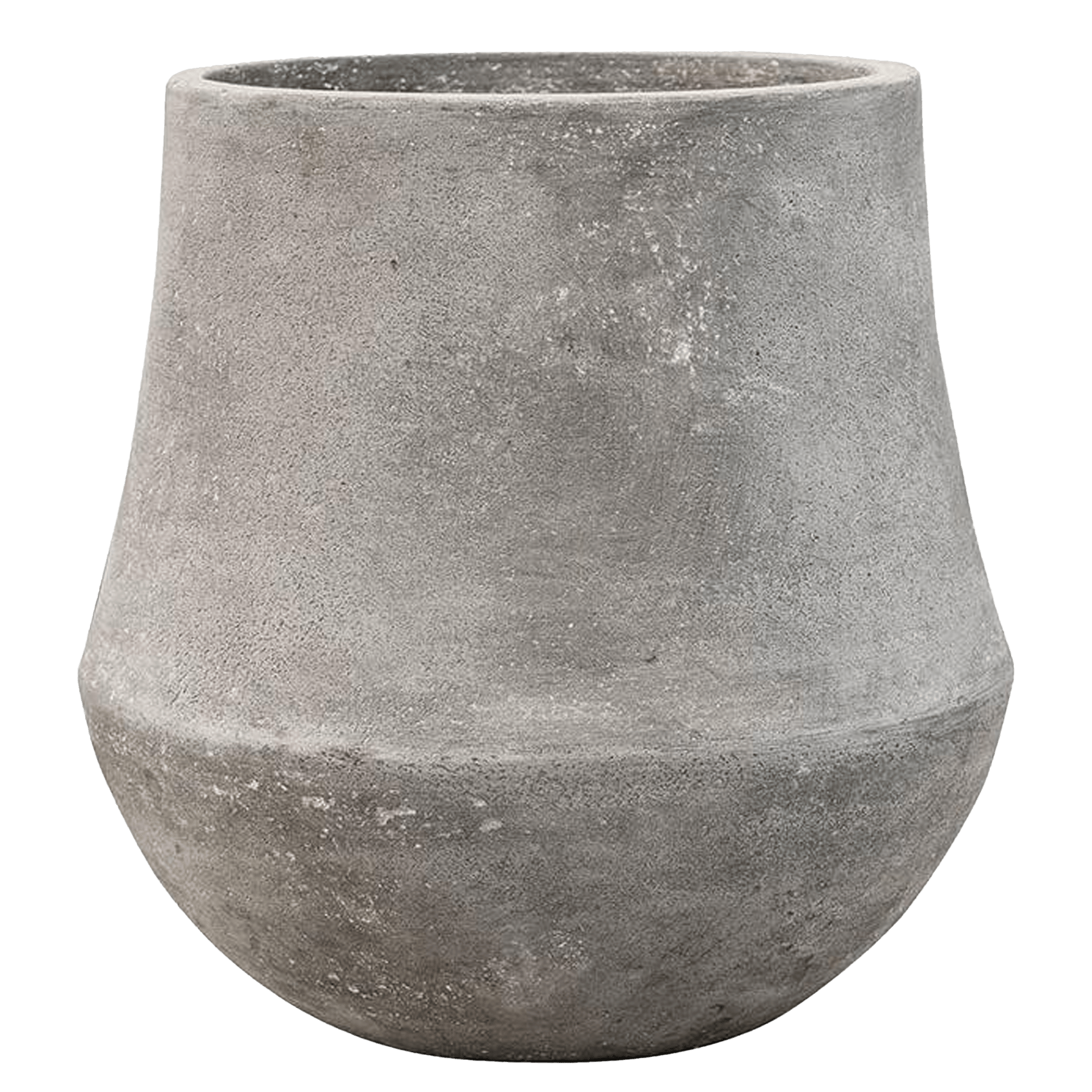 Polystone Planter | Tapered Round Indoor and Outdoor Plant Pot 