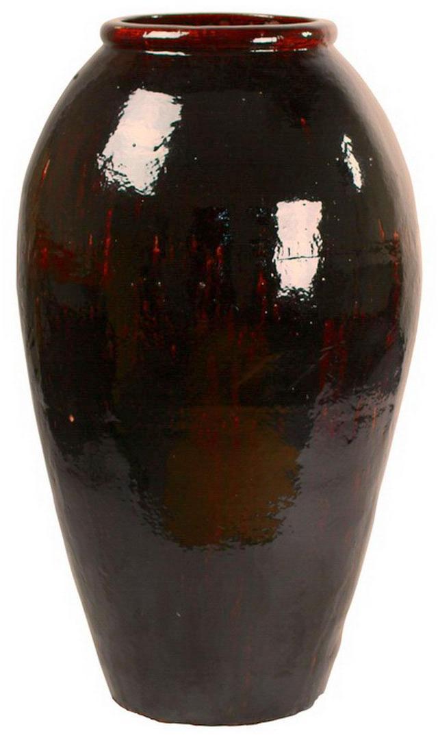 Ceramic Mystic Round Tall Glossy Planter Pot In/Out