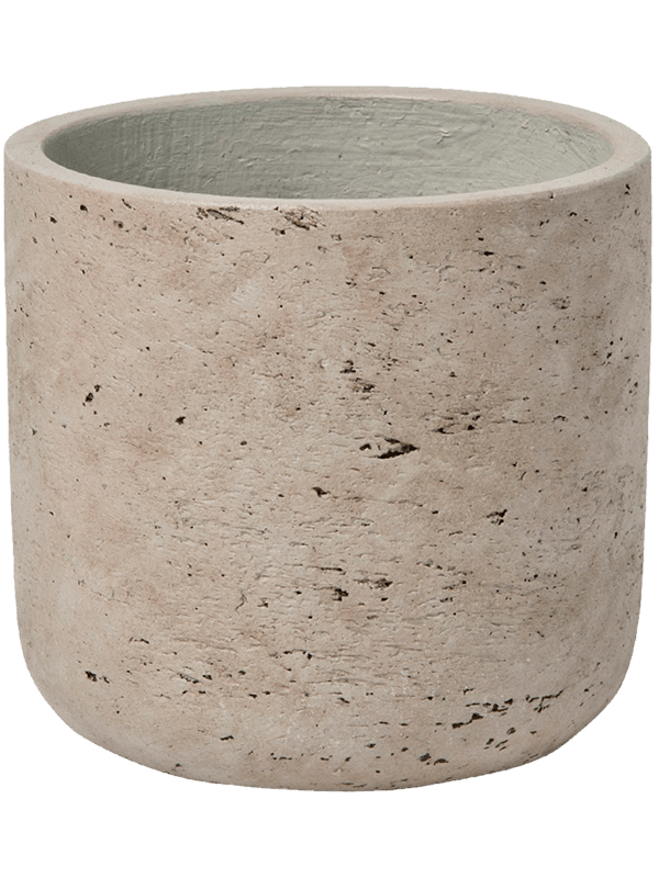 Rough Fibreclay Planter | Indoor and Outdoor Plant Pot Cylinder